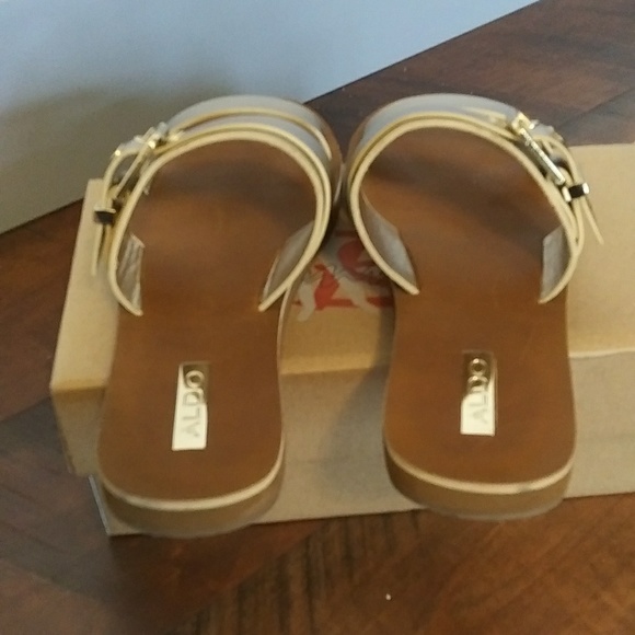 ALDO Metallic Sandals - Picture 7 of 8